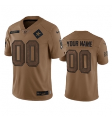 Men Women youth Dallas Cowboys Active Player Custom 2023 Brown Salute To Service Limited Stitched Football Jersey Men Women youth Dallas Cowboys Active Player Custom 2023 Brown Salute To Service Limited Stitched Football Jersey