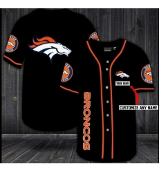 Customized Denver Broncos Baseball MLB Jersey Customized Denver Broncos Baseball MLB Jersey