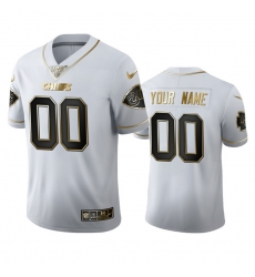 Men Women Youth Toddler Kansas City Chiefs Custom Men Nike White Golden Edition Vapor Limited NFL 100 Jersey Men Women Youth Toddler Kansas City Chiefs Custom Men Nike White Golden Edition Vapor Limited NFL 100 Jersey