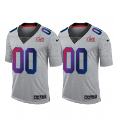 Men Women Youth Los Angeles Rams Active Player Custom 2022 Grey Super Bowl LVI Limited Stitched Jersey