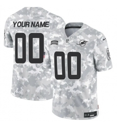 Men Miami Dolphins Active Player Custom 2024 F U S E Arctic Camo Salute To Service Limited Stitched Football Jersey Men Miami Dolphins Active Player Custom 2024 F U S E Arctic Camo Salute To Service Limited Stitched Football Jersey