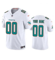 Men Miami Dolphins Active Player Custom White 2023 F U S E Vapor Limited Stitched Football Jersey Men Miami Dolphins Active Player Custom White 2023 F U S E Vapor Limited Stitched Football Jersey