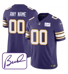 Men Women youth Minnesota Vikings Active Player Custom Purple 2023 F U S E Bud Grant Patch Limited Stitched Jersey Men Women youth Minnesota Vikings Active Player Custom Purple 2023 F U S E Bud Grant Patch Limited Stitched Jersey