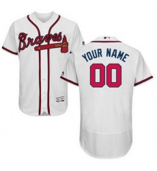 Men Women Youth All Size Atlanta Braves Flex Base Custom Jersey White Men Women Youth All Size Atlanta Braves Flex Base Custom Jersey White