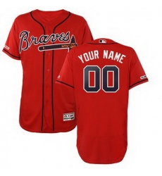 Men Women Youth Toddler All Size Atlanta Braves Red Customized 150th Patch Flexbase Jersey Men Women Youth Toddler All Size Atlanta Braves Red Customized 150th Patch Flexbase Jersey