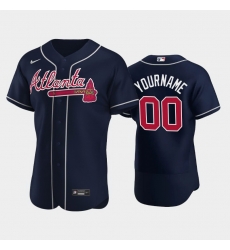 Men Women Youth Toddler Atlanta Braves Navy Blue Custom Nike MLB Flex Base Jersey Men Women Youth Toddler Atlanta Braves Navy Blue Custom Nike MLB Flex Base Jersey
