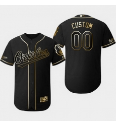 Men Women Youth Toddler All Size Baltimore Orioles Customized Black Gold Flexbase Jersey Men Women Youth Toddler All Size Baltimore Orioles Customized Black Gold Flexbase Jersey
