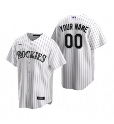 Men Women Youth Toddler All Size Colorado Rockies Custom Nike White Stitched MLB Cool Base Home Jersey Men Women Youth Toddler All Size Colorado Rockies Custom Nike White Stitched MLB Cool Base Home Jersey