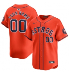 Men Women youth Houston Astros Active Player Custom Orange 2024 Alternate Limited Stitched Baseball Jersey Men Women youth Houston Astros Active Player Custom Orange 2024 Alternate Limited Stitched Baseball Jersey