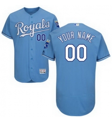 Men Women Youth All Size Kansas City Royals Majestic Road Flex Base Custom Jersey Baby Blue Men Women Youth All Size Kansas City Royals Majestic Road Flex Base Custom Jersey Baby Blue