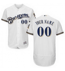 Men Women Youth All Size Milwaukee Brewers Majestic Flex Base Authentic Collection Custom Jersey Road White Men Women Youth All Size Milwaukee Brewers Majestic Flex Base Authentic Collection Custom Jersey Road White