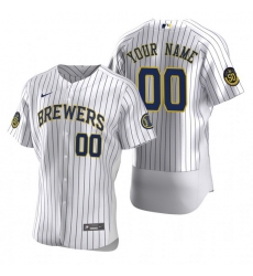 Men Women Youth Toddler All Size Milwaukee Brewers Custom Nike White Stitched MLB Flex Base 2020 Home Jersey Men Women Youth Toddler All Size Milwaukee Brewers Custom Nike White Stitched MLB Flex Base 2020 Home Jersey