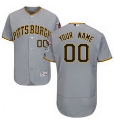 Men Women Youth All Size Pittsburgh Pirates Majestic Road Gray Flex Base Authentic Collection Custom Jersey Men Women Youth All Size Pittsburgh Pirates Majestic Road Gray Flex Base Authentic Collection Custom Jersey