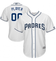 Men Women Youth All Size San Diego Padres Majestic White Cool Base Custom Baseball Jersey Men Women Youth All Size San Diego Padres Majestic White Cool Base Custom Baseball Jersey
