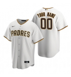 Men Women Youth Toddler All Size San Diego Padres Custom Nike White Brown Stitched MLB Cool Base Home Jersey Men Women Youth Toddler All Size San Diego Padres Custom Nike White Brown Stitched MLB Cool Base Home Jersey