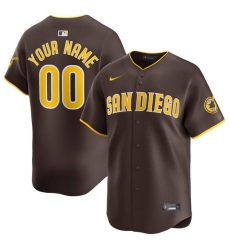 Men Women youth San Diego Padres Active Player Custom Brown 2024 Away Limited Stitched Baseball Jersey Men Women youth San Diego Padres Active Player Custom Brown 2024 Away Limited Stitched Baseball Jersey