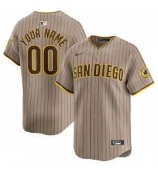 Men Women youth San Diego Padres Active Player Custom Tan 2024 Alternate Limited Stitched Baseball Jersey