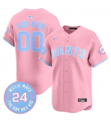 San Francisco Giants Pink Customized Jersey