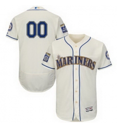 Men Women Youth All Size Seattle Mariners Majestic Alternate Cream 2017 Authentic Flex Base Custom Jersey Men Women Youth All Size Seattle Mariners Majestic Alternate Cream 2017 Authentic Flex Base Custom Jersey