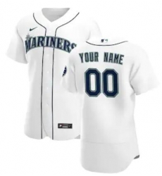 Men Women Youth Toddler Seattle Mariners White Custom Nike MLB Flex Base Jersey Men Women Youth Toddler Seattle Mariners White Custom Nike MLB Flex Base Jersey