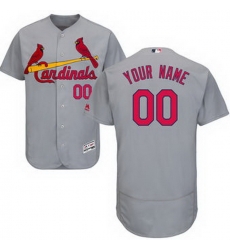 Men Women Youth All Size St Louis St.Louis Cardinals Majestic Road Gray Flex Base Authentic Collection Custom Jersey Men Women Youth All Size St Louis St.Louis Cardinals Majestic Road Gray Flex Base Authentic Collection Custom Jersey