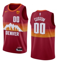 Denver Nuggets Customized Red 2020-21 City Edition Stitched NBA Jersey Denver Nuggets Customized Red 2020-21 City Edition Stitched NBA Jersey
