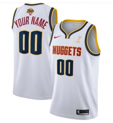 Men Denver Nuggets Active Player Custom White 2023 Finals Champions Association Edition Stitched Basketball Jersey Men Denver Nuggets Active Player Custom White 2023 Finals Champions Association Edition Stitched Basketball Jersey