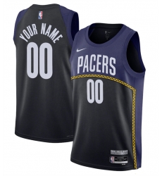 Men Women Youth Indiana Pacers Active Player Custom Navy Black 2022 2023 City Edition Stitched NBA Jersey Men Women Youth Indiana Pacers Active Player Custom Navy Black 2022 2023 City Edition Stitched NBA Jersey