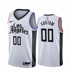 Men Women Youth Toddler All Size Los Angeles Clippers Custom 2019 20 White Los Angeles City Edition NBA Jersey Men Women Youth Toddler All Size Los Angeles Clippers Custom 2019 20 White Los Angeles City Edition NBA Jersey