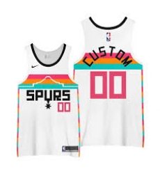 Men Women Youth San Antonio Spurs 2021 White City Edition Custom jersey Men Women Youth San Antonio Spurs 2021 White City Edition Custom jersey