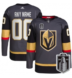 Men Vegas Golden Knights Customized Gray 2023 Stanley Cup Final Stitched Jersey Men Vegas Golden Knights Customized Gray 2023 Stanley Cup Final Stitched Jersey