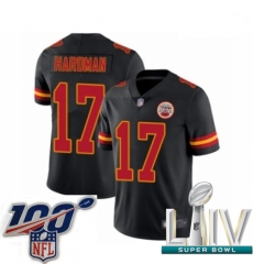 2020 Super Bowl LIV Men Kansas City Chiefs #17 Mecole Hardman Limited Black Rush Vapor Untouchable Football Jersey 2020 Super Bowl LIV Men Kansas City Chiefs #17 Mecole Hardman Limited Black Rush Vapor Untouchable Football Jersey