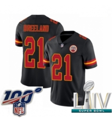 2020 Super Bowl LIV Men Kansas City Chiefs #21 Bashaud Breeland Limited Black Rush Vapor Untouchable Football Jersey 2020 Super Bowl LIV Men Kansas City Chiefs #21 Bashaud Breeland Limited Black Rush Vapor Untouchable Football Jersey