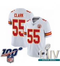2020 Super Bowl LIV Men Kansas City Chiefs #55 Frank Clark White Vapor Untouchable Limited Player Football Jersey 2020 Super Bowl LIV Men Kansas City Chiefs #55 Frank Clark White Vapor Untouchable Limited Player Football Jersey