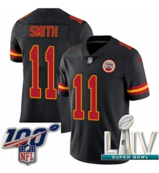 2020 Super Bowl LIV Men Nike Kansas City Chiefs #11 Alex Smith Limited Black Rush Vapor Untouchable NFL Jersey 2020 Super Bowl LIV Men Nike Kansas City Chiefs #11 Alex Smith Limited Black Rush Vapor Untouchable NFL Jersey