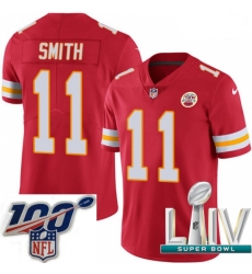 2020 Super Bowl LIV Men Nike Kansas City Chiefs #11 Alex Smith Red Team Color Vapor Untouchable Limited Player NFL Jersey 2020 Super Bowl LIV Men Nike Kansas City Chiefs #11 Alex Smith Red Team Color Vapor Untouchable Limited Player NFL Jersey
