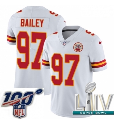2020 Super Bowl LIV Men Nike Kansas City Chiefs #97 Allen Bailey White Vapor Untouchable Limited Player NFL Jersey 2020 Super Bowl LIV Men Nike Kansas City Chiefs #97 Allen Bailey White Vapor Untouchable Limited Player NFL Jersey