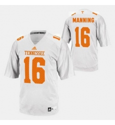 Men Tennessee Volunteers Peyton Manning College Football White Jersey Men Tennessee Volunteers Peyton Manning College Football White Jersey