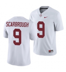 Alabama Crimson Tide Bo Scarbrough White College Football Men's Game Jersey Alabama Crimson Tide Bo Scarbrough White College Football Men's Game Jersey