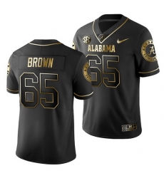 Alabama Crimson Tide Deonte Brown Black Golden Edition Men'S Jersey Alabama Crimson Tide Deonte Brown Black Golden Edition Men'S Jersey
