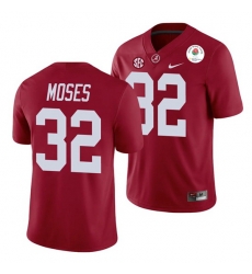 Alabama Crimson Tide Dylan Moses Crimson 2021 Rose Bowl College Football Jersey Alabama Crimson Tide Dylan Moses Crimson 2021 Rose Bowl College Football Jersey