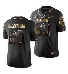 Alabama Crimson Tide Landon Dickerson Black Golden Edition Men'S Jersey Alabama Crimson Tide Landon Dickerson Black Golden Edition Men'S Jersey