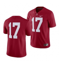 Alabama Crimson Tide Men's Crimson #17 Limited Nike Jersey Alabama Crimson Tide Men's Crimson #17 Limited Nike Jersey
