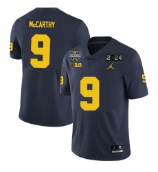 Michigan Wolverines Custom College Football Navy 2024 National Champions Jersey Michigan Wolverines Custom College Football Navy 2024 National Champions Jersey
