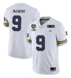 Michigan Wolverines Custom College Football White 2024 National Champions Jersey Michigan Wolverines Custom College Football White 2024 National Champions Jersey