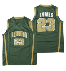 Men Fighting Irish #23 Lebron James Green NCAA Jersey Men Fighting Irish #23 Lebron James Green NCAA Jersey