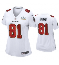 Women Antonio Brown Buccaneers White Super Bowl Lv Game Fashion Jersey Women Antonio Brown Buccaneers White Super Bowl Lv Game Fashion Jersey