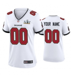 Women Custom Buccaneers White Super Bowl Lv Game Jersey Women Custom Buccaneers White Super Bowl Lv Game Jersey
