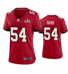 Women Lavonte David Buccaneers Red Super Bowl Lv Game Jersey Women Lavonte David Buccaneers Red Super Bowl Lv Game Jersey