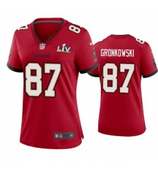 Women Rob Gronkowski Buccaneers Red Super Bowl Lv Game Jersey Women Rob Gronkowski Buccaneers Red Super Bowl Lv Game Jersey
